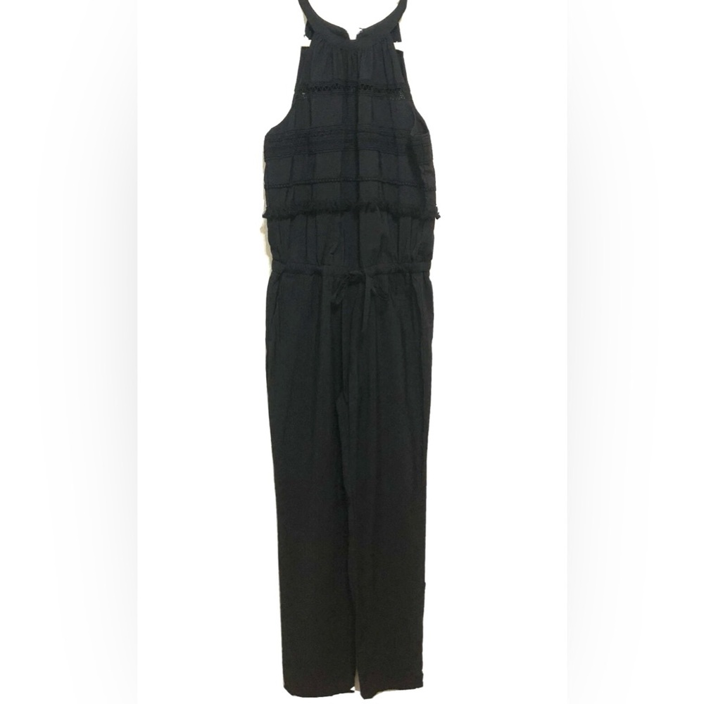 Ann Taylor LOFT Black Sleeveless Jumpsuit
